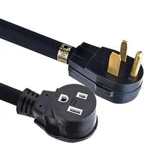 Manufacturer Base 50 AMP EV / RV / Welder Extension Cord NEMA 6 50P to NEMA 6 50R with Custom Length Cable