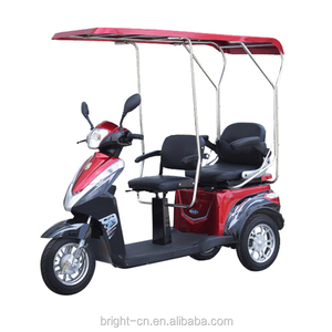 Adulte 2 places Trike <span class=keywords><strong>électrique</strong></span> <span class=keywords><strong>scooter</strong></span> de mobilité <span class=keywords><strong>avec</strong></span> corps ouvert certifié CEE trois <span class=keywords><strong>roues</strong></span> <span class=keywords><strong>toit</strong></span> fabriqué en Chine - Product Image 3