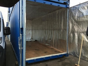 97% phản xạ 20ft/40ft/40hq lạnh chuỗi vận chuyển <span class=keywords><strong>container</strong></span> cách nhiệt lót cho đường biển hoặc không khí hậu cần giao thông vận tải - Product Image 3