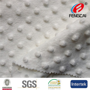 porcellana produttore professionale in super soft oeko <span class=keywords><strong>tex</strong></span> 100 coccolare fossetta minky dot tessuto per bambini vestiti - Product Image 2