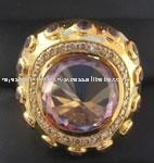 แหวนทองวินเทจพร้อมอเมทิสต์และเพชรที่มีสไตล์ไอเดียของขวัญ - Product Image 2
