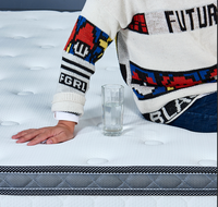 Matelas hybride à ressorts ensachés en mousse à mémoire de forme Garantie 10 ans Matelas queen simple double bon marché