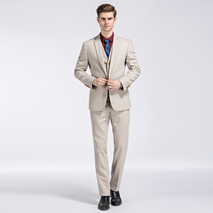 WB015 abito da cerimonia per <span class=keywords><strong>uomo</strong></span> <span class=keywords><strong>Beige</strong></span> abito da sera per feste abito da cerimonia formale da <span class=keywords><strong>uomo</strong></span> Slim Fit stile inghilterra - Product Image 2