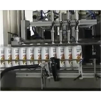 Machine de remplissage automatique de liquides pour bocaux de verre (olives, cornichons, concombre) contrôlée par PLC, pour huile, poudre, boissons et produits chimiques