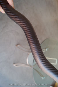 Cây mái chèo bằng sợi <span class=keywords><strong>carbon</strong></span> dệt kiểu 3K, cán cong cho kayak, dài 74cm, 30*28mm - Product Image 3