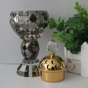 Cristal <span class=keywords><strong>bakhoor</strong></span> brûleur <span class=keywords><strong>encens</strong></span> arabe pour la chambre - Product Image 4
