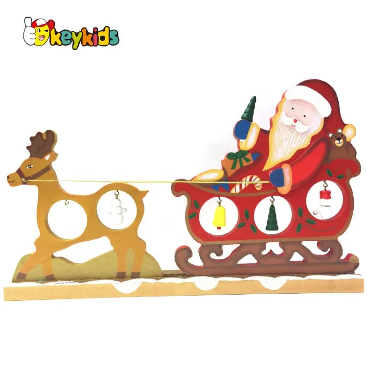 high quality Christmas wooden table decoration ideas with customize W09D075