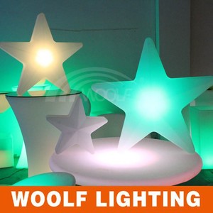 Chirstmas ornement LED minets cinq branches lumineux star pour le parti - Product Image 4