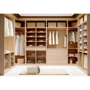 KEJIA designs showcase dressing room furniture modern bedroom furniture wardrobe home furniture solid wood veneer painting