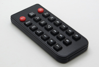Control Remoto IR de 21 Teclas de Goma para TV, Receptor de TV, Compatible con Personalización