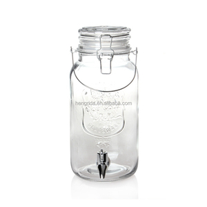 Dispensador de bebidas frías, <span class=keywords><strong>jarra</strong></span> <span class=keywords><strong>con</strong></span> abrazadera de bloqueo y espiga de flujo fácil, 1 galón - Product Image 4