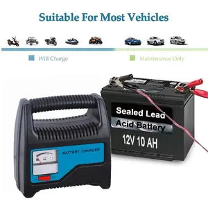 Populaire Auto Charger Zuur Lood Batterij Oplader 12V 4A 6A 8A Auto Batterij Oplader