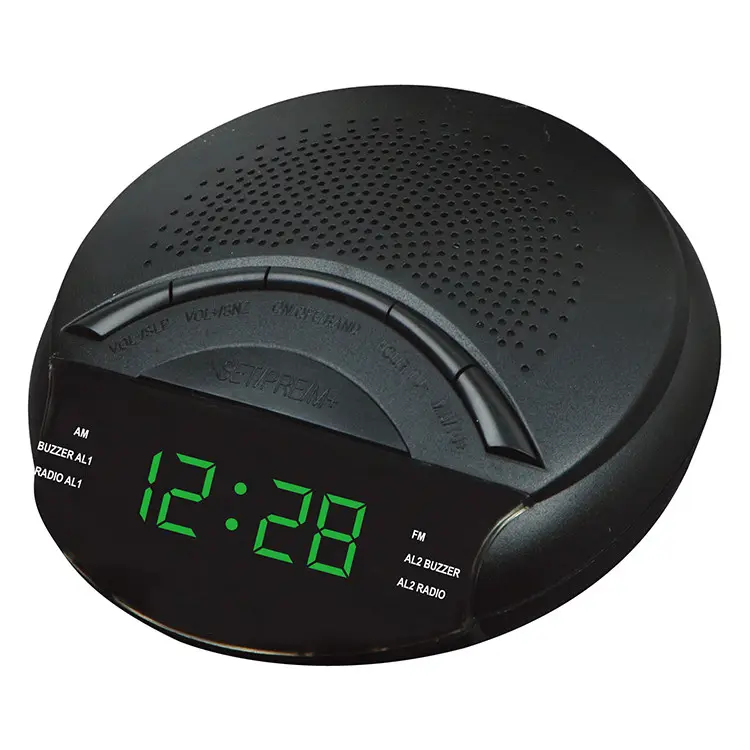 110/220V DC Charger 0.6" LED Digital AM FM Auto Search Radio Alarm Clock