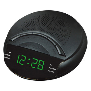Chargeur professionnel 110/<span class=keywords><strong>220V</strong></span> DC 0.6 pouces, LED, AM, FM, <span class=keywords><strong>Radio</strong></span>, alarme, recherche automatique - Product Image 1
