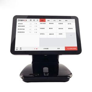 DC-1506จอสัมผัส <span class=keywords><strong>Windows</strong></span> 10 POS เทอร์มินัลระบบหน้าจอคู่แบบ all-in-one หน้าจอสัมผัส POS พร้อมหน่วยความจำ DDR4 16GB - Product Image 4