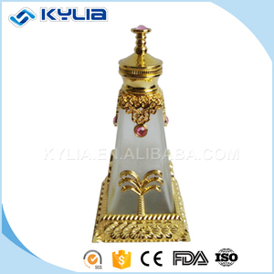 Aladdin lámpara de giro de metal de oro forma 18 ml botella de perfume - Product Image 6
