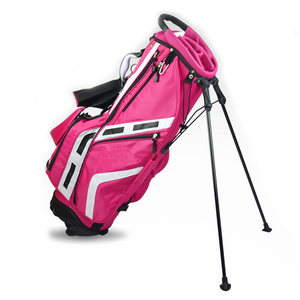 Bolsa de golf con logotipo personalizado con patas, bolsa dominical, bolsa ligera con soporte para golf, divisores de longitud completa, correas dobles ajustables, diseño elegante - Product Image 3