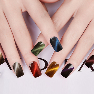 2024 vente en gros Nail art bricolage magnétique caméléon magique oeil de chat <span class=keywords><strong>poudre</strong></span> 15 couleur 0.5g pack pour ongles peinture art bricolage - Product Image 4