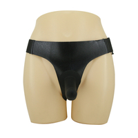 Dildo realista con correa, color negro, con cinturón, dildo strap-on lésbico para mujeres, juguete sexual.
