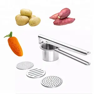 Online New Product Selling Stainless Steel Mashed Potato Making Machine Juicer Machine Burger Presser Pressure