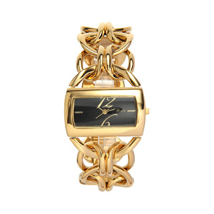 Reloj de pulsera de lujo con logotipo personalizado para mujer, pulsera de oro de 24K resistente al agua con movimiento japonés - Product Image 4