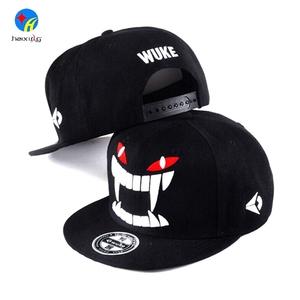 Custom Design flat embroidery Snapback hats Gorras - Product Image 1