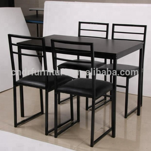 Gỗ Mdf Bàn Ăn Và Ghế Đặt Cho <span class=keywords><strong>4</strong></span> Người - Product Image 2