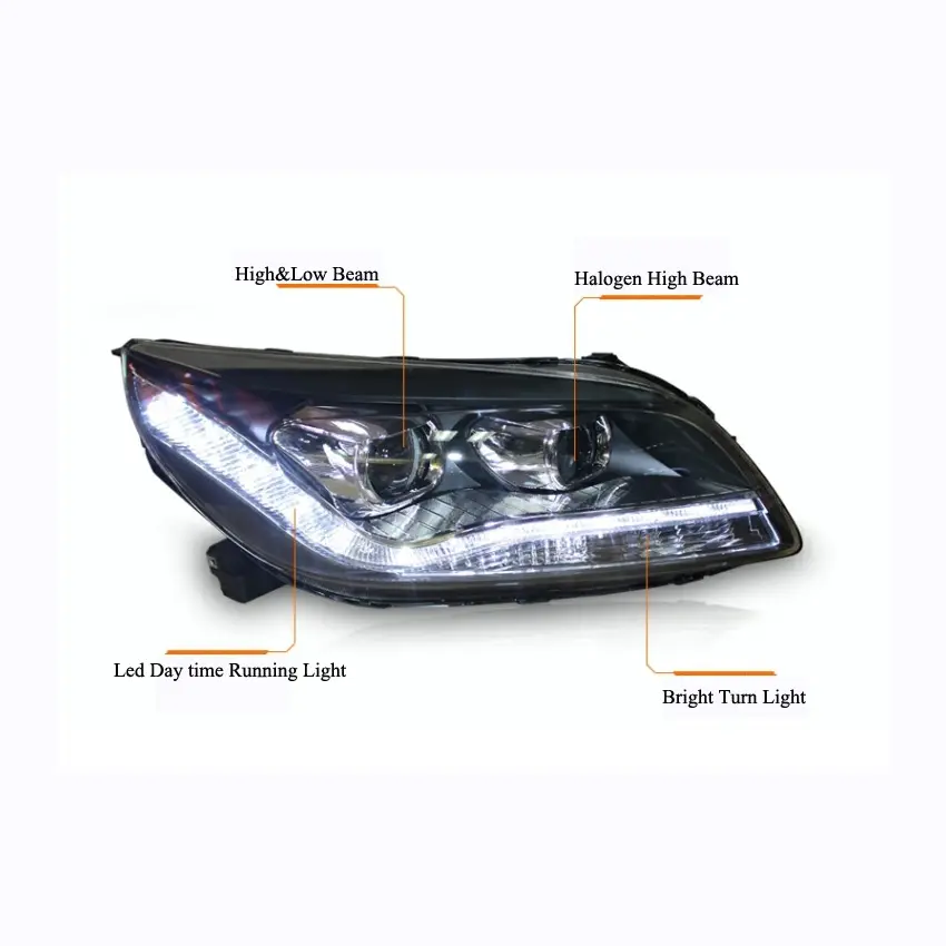 Toptan Şerit DRL Araç Başkanı işık Chevrolet Malibu 2012-2014 için Hiçbir angel Eyes