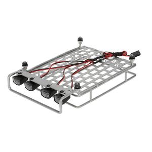 Compatible con Tamiya Axial <span class=keywords><strong>Rcok</strong></span> Crawler CC01 F350 D90 Scx10 portaequipajes LED blanco y luz de bandeja - Product Image 6
