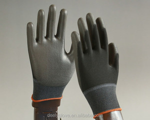 Least wholesale trade gray palm pu nylon fit like a glove - Product Image 1