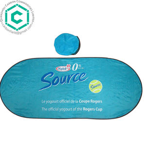 Protector solar para coche, protector de pantalla de seda con estampado colorido, nailon plateado, <span class=keywords><strong>bloqueador</strong></span> solar trasero - Product Image 1