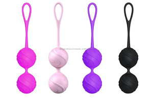 Venta caliente púrpura producto del sexo amor inteligente bolas para mujer médico <span class=keywords><strong>de</strong></span> silicona suave juguete sexual kegel bola - Product Image 1