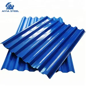 PPGI/PPGL Zinc Coated Corrugated Roofing Sheet/Color preis von verzinktem dach