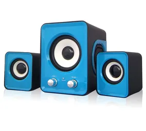 Home Theater Muziek Systeem Multimedia 2.1 Speaker Box Voor Telefoon Desktop Laptop Tablet PC