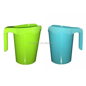 China factory popular plastic milk pitcher with handle,milk bag holder pitcher milk jug