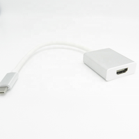 Câble adaptateur USB 3.1 Type C vers HDMI, avec coque en alliage d'aluminium, pour MacBook Pro/Samsung Galaxy S8