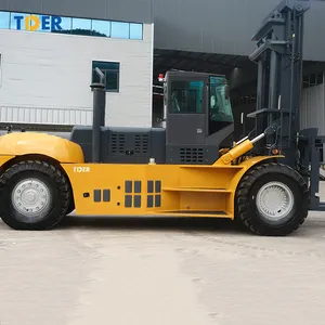 Diskon pengangkat garpu berat besar TDER 30 ton 32 ton forklift diesel