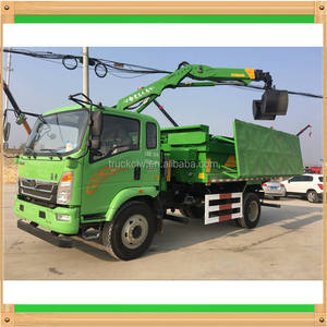 <span class=keywords><strong>Camion</strong></span> <span class=keywords><strong>grue</strong></span> à <span class=keywords><strong>plateau</strong></span> SINOTRUK HOWO 3T, <span class=keywords><strong>camion</strong></span> à benne basculante avec <span class=keywords><strong>grue</strong></span> montée, installation de pince à godet, prix bas pour la vente - Product Image 3