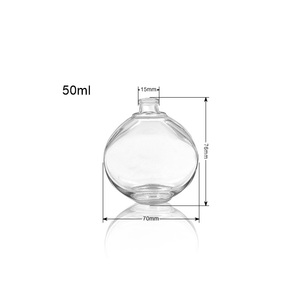 50 ml claro oval mist spray botella de perfume con tapa de la bomba - Product Image 5
