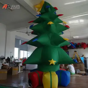 绿色圣诞充气圣诞树