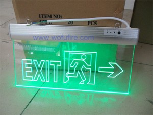 Luce di Emergenza LED Ricaricabile per Uscita Antincendio 220V - Product Image 2