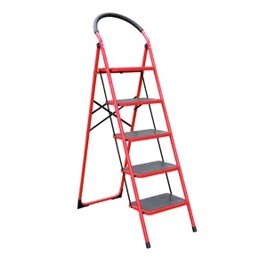5 STEP HOME PRODUCT IRON PAINT FOLDING LADDER
