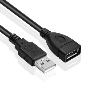 Kabel ekstensi USB pendek 0.1m pria wanita, kabel ekstensi USB pendek 10cm untuk pria dan wanita