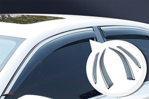 Accessoires extérieurs <span class=keywords><strong>Pare</strong></span>-<span class=keywords><strong>soleil</strong></span> de porte latérale de voiture Garde-pluie Déflecteur de fenêtre pour Peugeot 301 <span class=keywords><strong>308</strong></span> 408 - Product Image 2