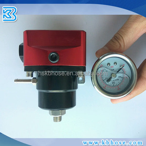 Universale Regolabile Regolatore di Pressione Del Carburante kit AN6 Raccordi radiatore Olio turbo Racing carburante booster valvola con olio tubi flessibili - Product Image 5