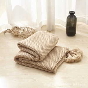 <span class=keywords><strong>Couverture</strong></span> en tricot de <span class=keywords><strong>laine</strong></span> épaisse en coton pour l'hiver, <span class=keywords><strong>couverture</strong></span> de sieste, <span class=keywords><strong>couverture</strong></span> de télévision, vente en gros - Product Image 4