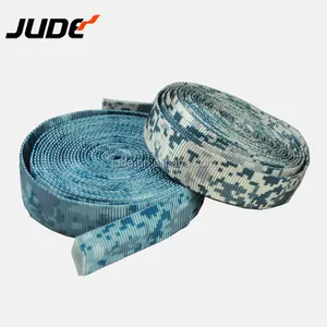 Поставщик ткани JUDE, оптовая продажа, высокопрочная Двухслойная полиэфирная ткань PA 1 2 1/2 дюйма, нейлоновая трубчатая тесьма