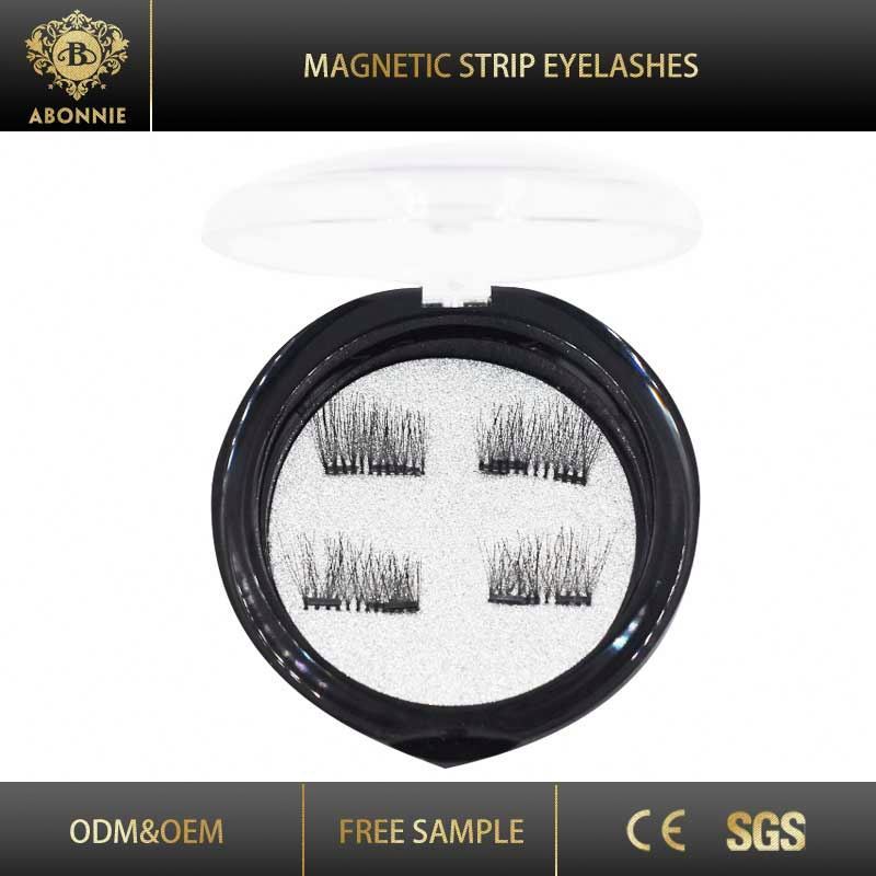 5% Magnétique Réduits Cils 3d Synthétique Faux Cils Avec Un Emballage Personnalisé
