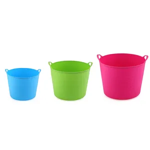 LXB-001 12L High quality LDPE material mobile colorful cute BASKET without lid