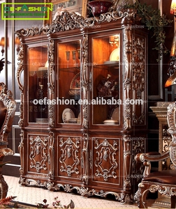 OE-FASHION Luxe en bois sculpture meubles de bureau exécutif bureau secretaire - Product Image 2